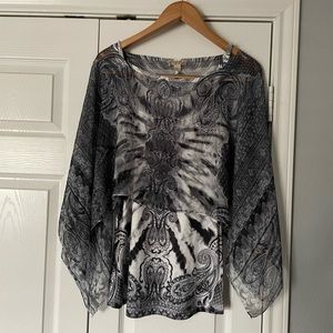 Shawl and Spaghetti Strap Top Set